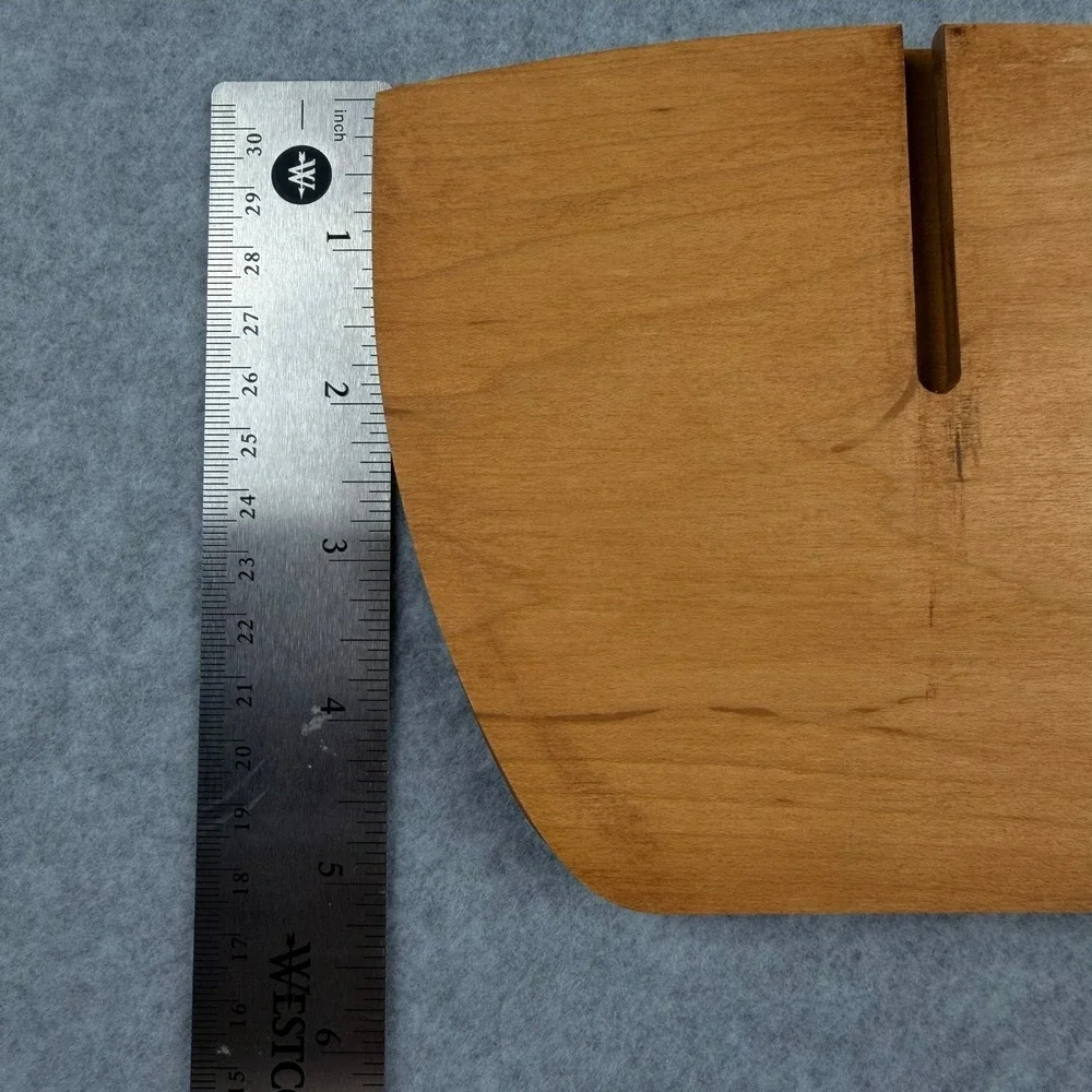 Longaberger Woodcrafts Basket Wooden Divider Set 2 Piece Interlocking Natural